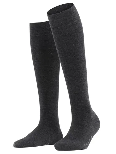 Falke Kniestrümpfe Softmerino (temperaturausgleichende Merinowolle) anthrazitgrau Damen - 1 Paar, Größe: 39-40