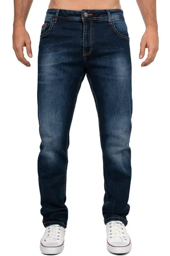 Cipo & Baxx Bikerjeans Herren Slim Fit - Stylische Jeans im Slim Fit mit modernem Stone-Washed-Finish, ideal für trendbewusste Männer. Pflegeleicht und bequem für den Alltag.