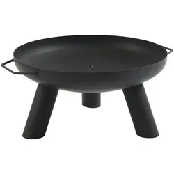 Feuerschale 55 cm – Hitzebeständiges Gartenfeuer für Terrasse - Genießen Sie gemütliche Abende im Freien mit dieser modernen Feuerschale. Ideal für Holzfeuer, robustes Metall und einfach zu montieren. Perfekt für Ihren Außenbereich!