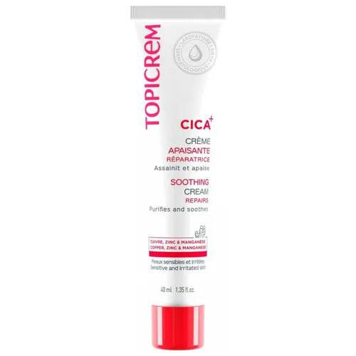 Topicrem CICA Beruhigende Reparierende Creme 40 ml ist eine Feuchtigkeitscreme,