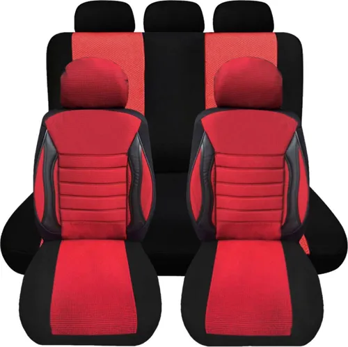 Schonbezüge für Peugeot Partner 806 Expert Boxer Rot 5-Sitz - Hochwertige Schonbezüge von omac, speziell für Peugeot Partner 806, bieten optimalen Schutz und sind einfach zu reinigen. Perfekt für den täglichen Einsatz im Fahrzeug.