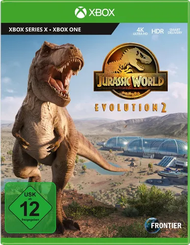 Jurassic World Evolution 2 XBSX - Management-Simulationsspiel für Xbox Series X, erweitert die packende Dino-Management-Erfahrung mit neuen Features und verbesserter Grafik.