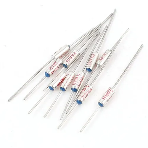 sourcing map 10 Stück RY TF 180 Grad Celsius 250 V 10A AC Thermosicherung Kürzungspunkt DE de