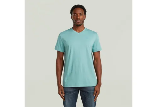 G-STAR Men's Base-S V-Neck T-Shirt in Blau, Größe M