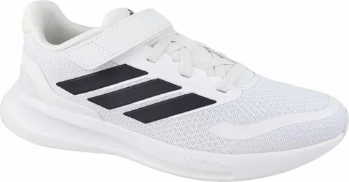 ADIDAS Kinder Freizeitschuhe Runfalcon 5 Kids - Laufschuhe für Kinder mit Cloudfoam Dämpfung, leichtem Obermaterial und einfachem Anziehen durch stretchige Schnürsenkel und Klettverschluss. Hergestellt aus mindestens 20 % recycelten Materialien.