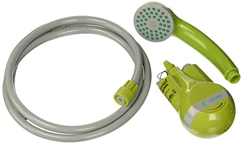 Aqua2go Gartendusche - Aufladbare Camping-Dusche für unterwegs - Gartenduschen: Praktische und mobile Lösung für erfrischende Duschen beim Camping, einfach aufladbar und ideal für Outdoor-Aktivitäten.