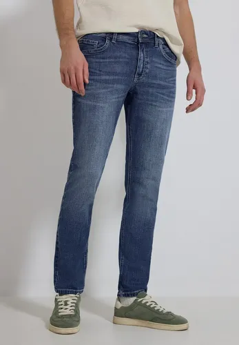 STREET ONE MEN Slim-fit-Jeans Middle Waist blau 31