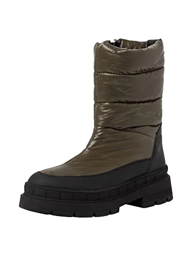 Tamaris Damen Snowboots schwarz/Khaki 41 von Tamaris
