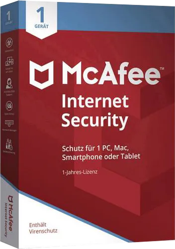 McAfee Internet Security 3 Geräte / 1 Jahr MIS0AFNR3RAAD