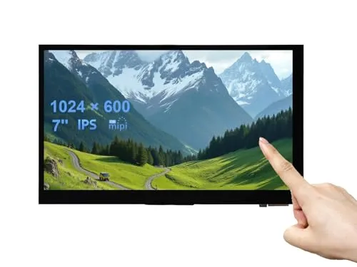 ESP32-P4-WIFI6 7 Zoll Touch Display Entwicklungsboard, Basierend auf ESP32-P4 und ESP32-C6, 7