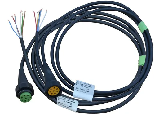 Aspöck Anhänger Kabel 2m - 8polig Bajonett - Autoanhänger Kabel mit 2 Metern Länge und 8-poligem Bajonettverschluss, ideal für eine zuverlässige Verbindung und einfache Installation.