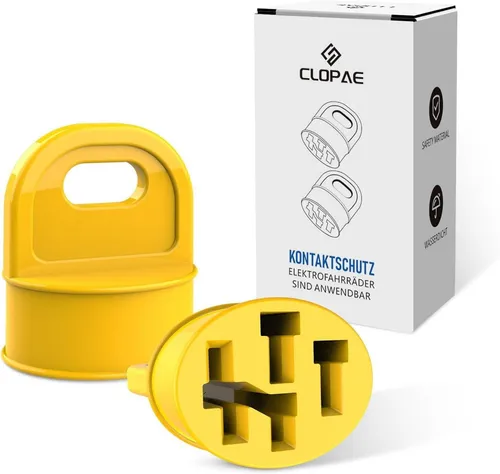 2er Kontaktschutz Abdeckung gelb für Bosch E-Bike Akku UV-hitzebeständig