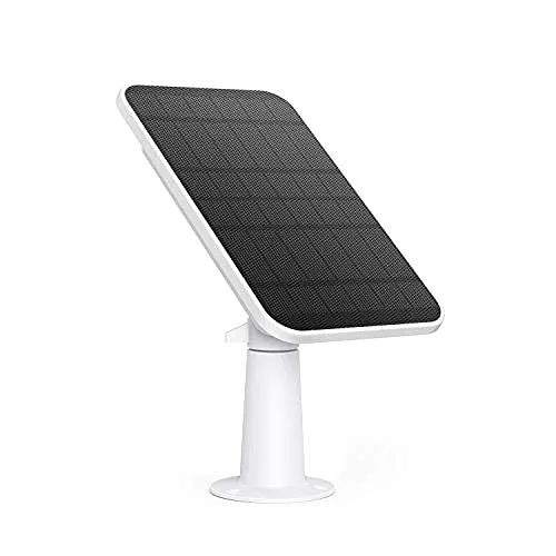 eufy Security eufyCam Solar Panel, effizientes 2.6W Solarpanel für eufyCam, IP65 Wasserschutzklasse (Generalüberholt)
