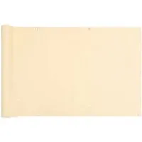 vidaXL Balkon-Sichtschutz Creme 800x120 cm PVC - Metallzäune: Witterungsbeständiger Sichtschutz aus hochwertigem PVC, ideal für mehr Privatsphäre und Schutz vor Wind, einfach zu montieren und zu reinigen.