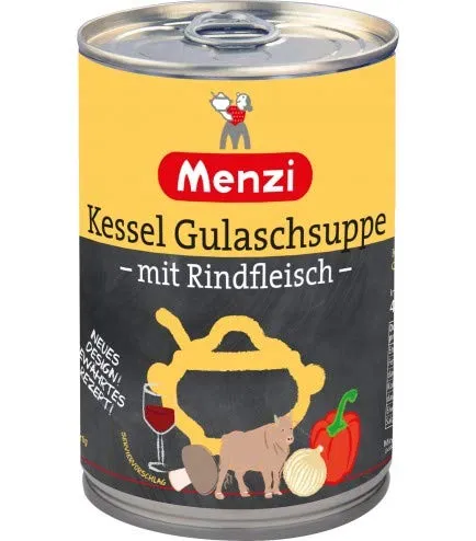 Kessel Gulaschsuppe mit Rindfleisch von MENZI, 400ml