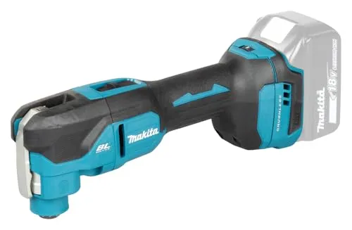 Makita DTM53Z Akku-Multifunktionswerkzeug - Kompaktes Akku-Multifunktionswerkzeug von Makita mit bürstenlosem Motor für gleichbleibende Leistung. Werkzeugloser Zubehörwechsel für effizientes Arbeiten. Ideal für vielseitige Anwendungen in der Werkstatt.