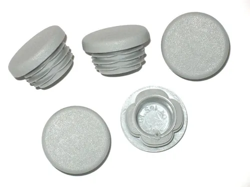 Walter Bethke GmbH & Co. KG Anhänger 100 x Lamellenstopfen Rundrohrstopfen Ø 40 mm (Außen) Stopfen GRAU