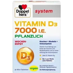Doppelherz Vitamin D3 7000 I.e. pflanzlich sys.TAB 30 St