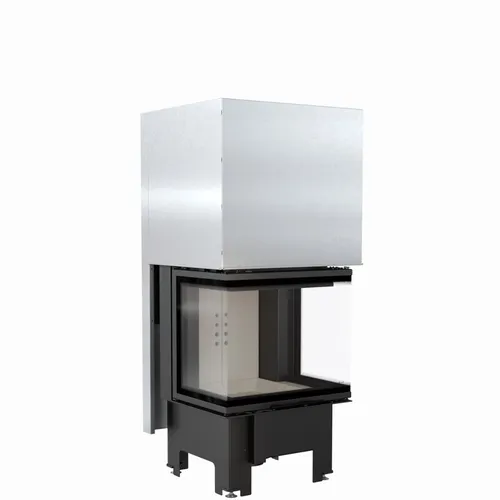 ThermoFlux Kamineinsatz TFA9-HLRF 60/40 | 3-seitig, Guillotine | 9 kW