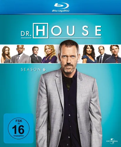 Dr. House - Season 6 Blu-ray - Film- und Fernsehserie: Dr. House - Season 6 auf Blu-ray, neu und originalverpackt, spannende medizinische Dramen und brillante Schauspielkunst.