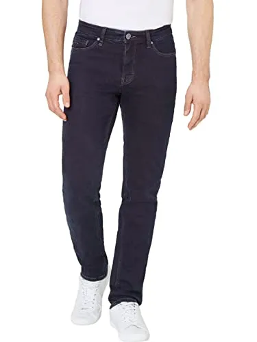 Paddocks Herren 5-Pocket Slim-Fit Jeans - Modische Slim-Fit Jeans für Herren in Blue Black, mit hohem Tragekomfort durch 92% Baumwolle und 2% Elasthan. Ideal für jeden Anlass und perfekt kombinierbar!