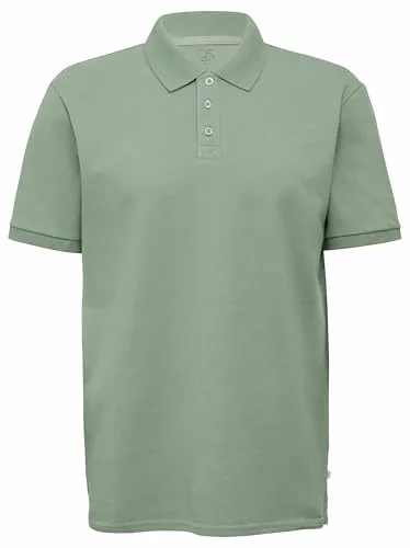 QS Herren 2165559 Polo Shirt, salbeigrün, XL