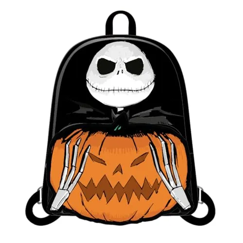 Nightmare before Christmas Rucksack Jack & Pumpkin - Kindertaschen, offiziell lizenziert und aus hochwertigem Kunstleder, ideal für Fans von Tim Burtons Meisterwerk.