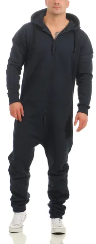 9t5 Herren Jumpsuit Jogger Overall Einteiler Jogging Anzug Trainingsanzug