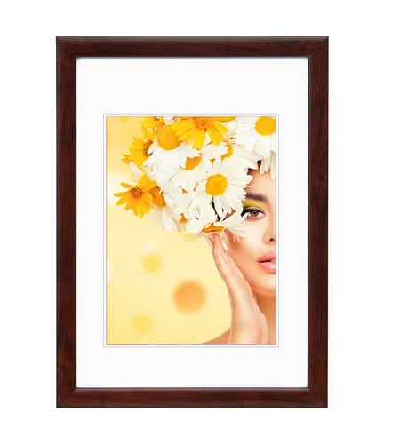 IDEAL TREND Bilderrahmen Kunststoffrahmen mit Klarglas Bilderrahmen PS-1 Frame Foto Collage Por