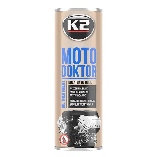 MOTORÖL-ZUSATZ K2 MOTO DOKTOR 443ML - Motorpflege für optimale Leistung und Schutz, verbessert die Schmierung und reduziert den Verschleiß.