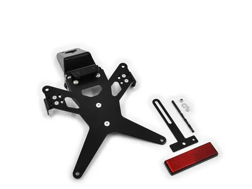 ZIEGER Kennzeichenhalter für Yamaha YZF-R1 2009-2014 - Hochwertige Kennzeichenhalterung aus pulverbeschichtetem Metall, passend für Straßenmotorräder, inklusive Montagezubehör und 1 Jahr Herstellergarantie.