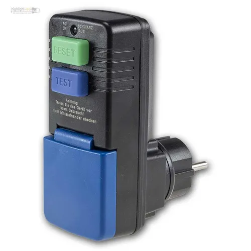 Personenschutz-Adapter IP54, Personen-Schutzschalter FI Sicherheitsschalter 230V