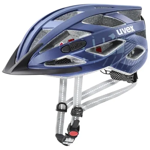 uvex City i-vo - Leichter City-Helm mit LED-Licht - Fahrradhelm für Damen und Herren, individuell anpassbar mit optimaler Schlagfestigkeit und integrierter LED für bessere Sichtbarkeit.