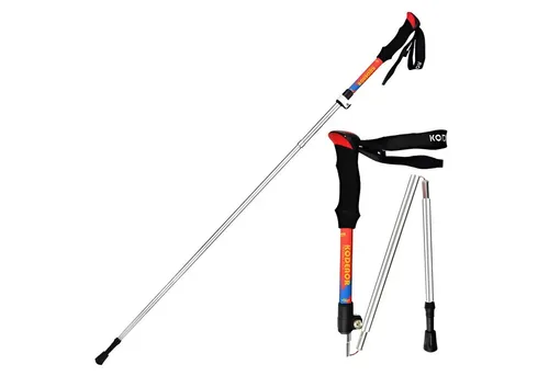 Sport-Knight® Wanderstöcke Nordic Walking Stöcke, höhenverstellbar, rutschfeste Griffe