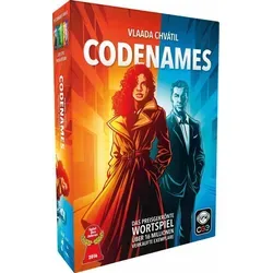 Czech Games Edition Codenames - deutsch 260746 - Strategisches Wortspiel für 2-8 Spieler, bei dem Geheimdienstchefs Hinweise geben und ihre Agenten die Codenamen erraten müssen. Ideal für spannende Spieleabende!