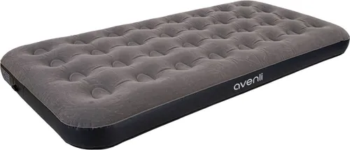 Avenli Luftmatratze Luftbett Camping für 1 Person grau 191x99x22cm Twin-Size, (aufblasbar Ideal als Reisebett oder Isomatte, 1-St., für Indoor und Outdoor mit beflockter Oberfläche), Campingmatratze ohne Pumpe