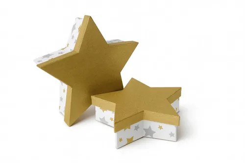 RIFFELMACHER & WEINBERGER Christbaumschmuck Riffelmacher Geschenkbox 2er Set, Sternform mit D