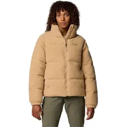 Columbia Puffect Sherpa Jacket canoe (262) L - Funktionsjacken, ideal für kalte Wintertage mit Thermarator Isolierung aus 100 % recyceltem Polyester für optimalen Kälteschutz und Komfort.