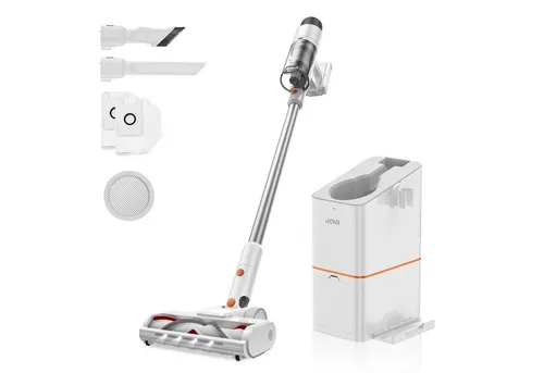 JONR Akku-Stielstaubsauger VC10 PRO - Stielstaubsauger mit 60 Minuten Akkulaufzeit und 420 W Leistung, ideal für Tierhaare und verschiedene Böden. Alles-in-einem-Lösung für müheloses Saugen.