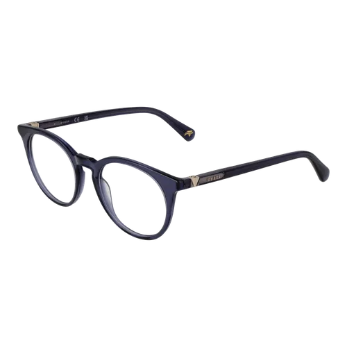 Guess Brillengestell GU5224 48090 – Unisex in Blau - Elegantes Unisex-Brillengestell in Blau aus hochwertigem Azetat. Ideal für den täglichen Gebrauch, mit praktischem Federscharnier und inkl. original Etui.