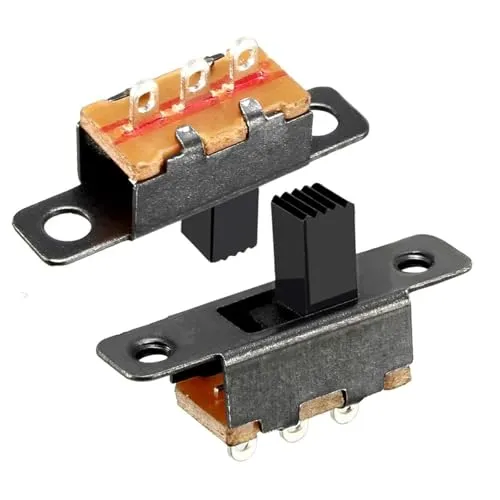 Mini Kippschalter SPDT Schiebeschalter SS-12F15, 60 Stück