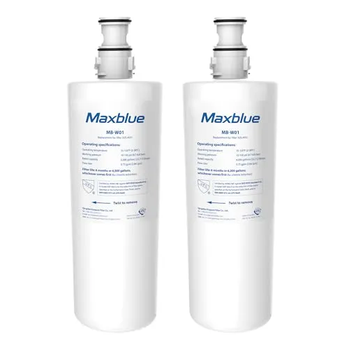 Maxblue 3US-AF01 Wasserfilter, Kompatibel mit InSinkErator® Hot Water Tap F701R, F-701R, HC-3300, GN-1100, HC-1100, 3M AP3-765S, 70020019835 (2)