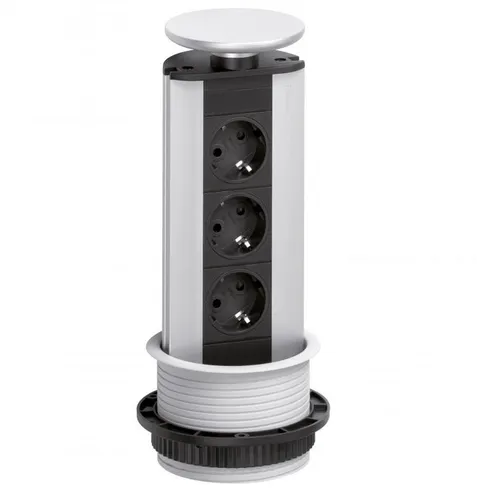EVOline versenkbare Küchensteckdose 3-fach