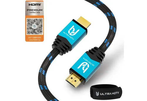 UltraHDTV Kabel für Heimkino und Gaming 2.0b, 18 Gbit/s, 4K@60Hz, HDR10+ HDMI-Kabel, (500 cm), ARC, Dolby Vision