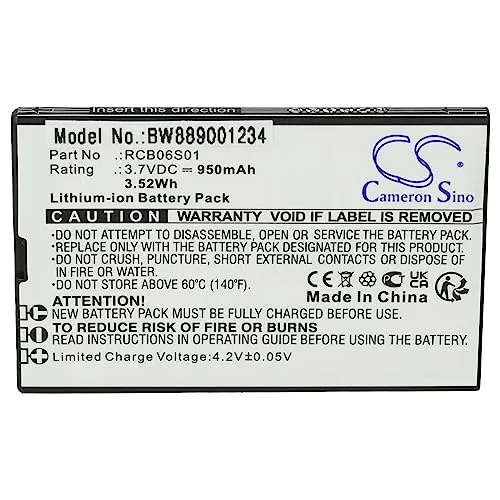 vhbw Akku kompatibel mit Swisstone SC 560 Handy Smartphone Telefon (950 mAh, 3,7 V, Li-Ion)