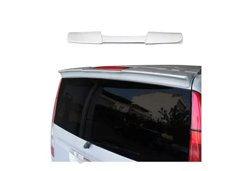 OMAC Heckstoßstange Heckspoiler für Mercedes Vito W639 2003-2014 Grau Lackiert - Sportlicher Dachspoiler zur Aufwertung der Heckpartie Ihres Mercedes Vito. Sorgt für verbesserte Aerodynamik und Stabilität auf der Straße. Einfache Montage ohne komplexe Modifikationen.