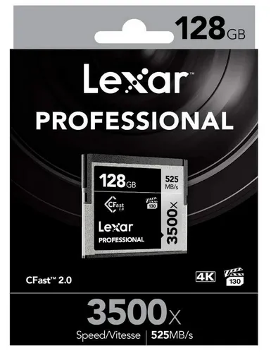 Lexar LC128CRBEU3500 Professional 3500x (525MB/s) Pro CFast CompactFlash