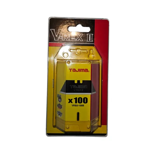 Tajima V-rex Trapezklingen Spender mit 100 Klingen von Tajima