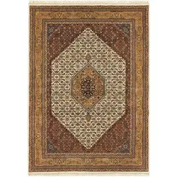 Cazaris Orientteppich Beige, 40x60 cm - Eleganter Cazaris Orientteppich in Beige, rechteckig (40x60 cm), aus 100% Schurwolle. Ideal für ein gemütliches Ambiente, pflegeleicht und vielseitig einsetzbar. Ein stilvolles Highlight für Ihr Zuhause!