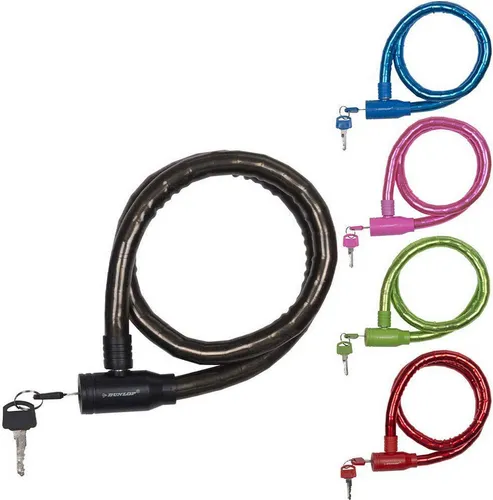 Dunlop Schlüsselschloss 65 cm Kabel